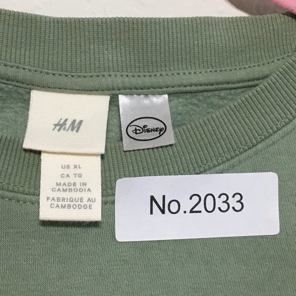 H&M x Disney Sweatshirt Mint Size XL Womens - Picture 16 of 16
